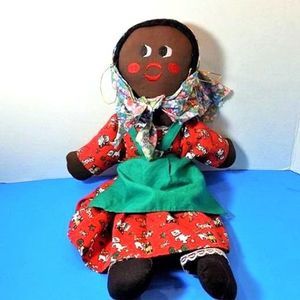 Black American Rag Doll Toy Island Tropical